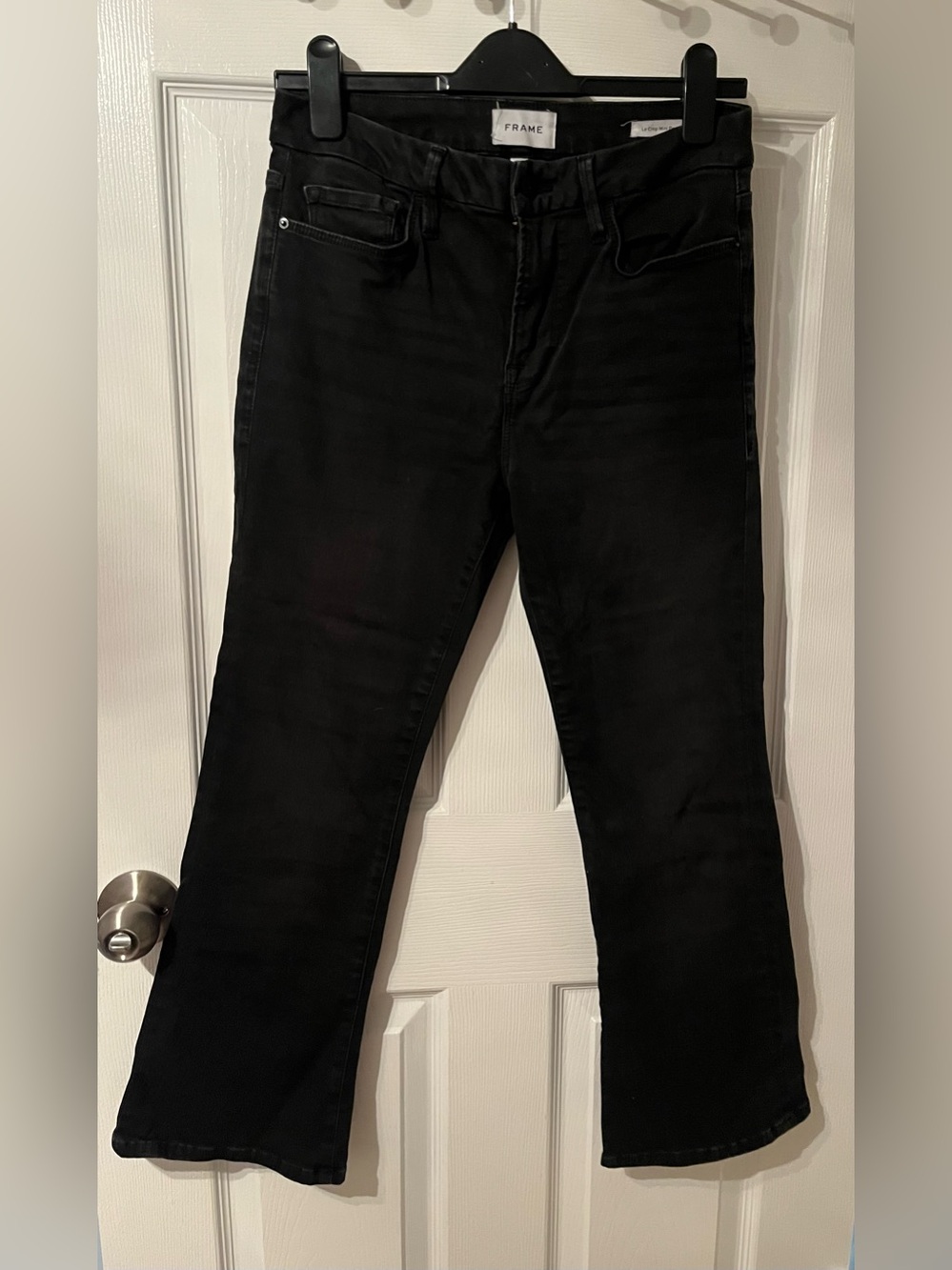 FRAME Le Crop Mini Boot Black Cropped Jeans Women’s Size 29